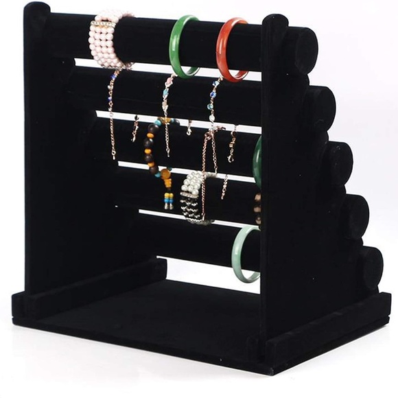 5 Tier Removable Jewelry Stand Bracelet, Necklace, and Watch Holder Display Rack - Picture 3 of 3